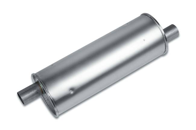 Eco Plus - Eco Plus - EP3021 6" Round Body Muffler - 1.75" Offset In / 1.75" Offset Out - Image 1