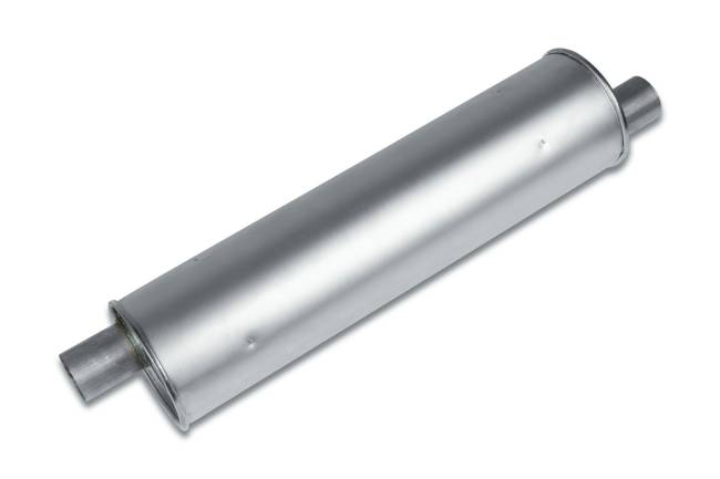 Eco Plus - Eco Plus - EP3023 6" Round Body Muffler - 2.25" Offset In / 2.25" Offset Out - Image 1