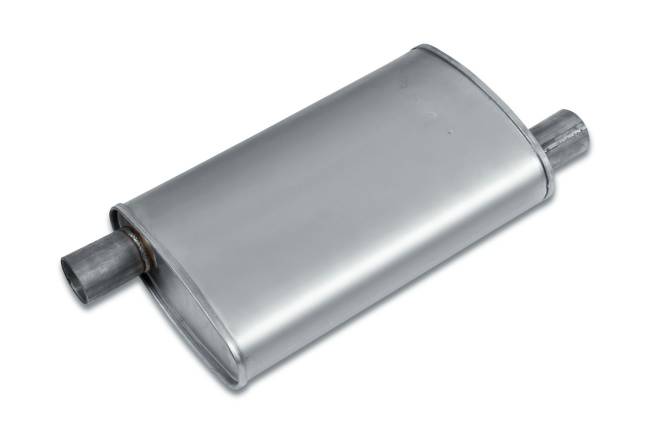 Eco Plus - Eco Plus - EP3033 4.5" x 9.75" Oval Body Muffler - 2" Offset In / 2" Offset Out - Image 1