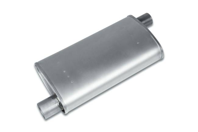 Eco Plus - Eco Plus - EP3034 4.5" x 9.75" Oval Body Muffler - 2.5" Offset In / 2" Offset Out - Image 1
