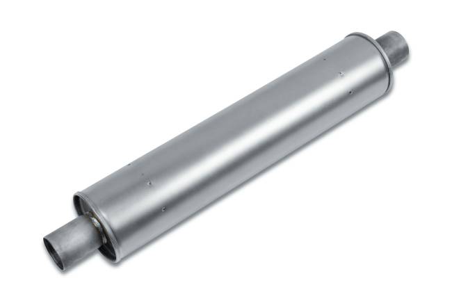 Eco Plus - Eco Plus - EP5006 4.87" Round Body Muffler - 2.25" Center In / 2.25" Center Out - Image 1
