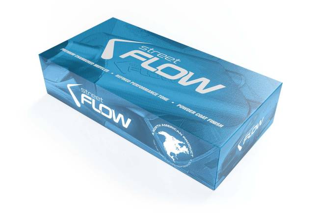 Street Flow - Street Flow - SF42041 2 Chamber 4"x9.5" Oval Body Muffler - 2.0" Offset In / 2.0" Center Out - Image 3