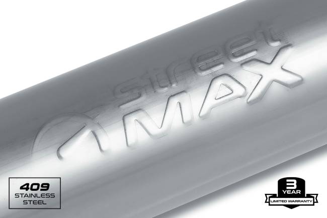 Street Max - Street Max - SM10416 4" Round Body Muffler  - 2.5" Center In  / 2.5" Center Out - Image 2