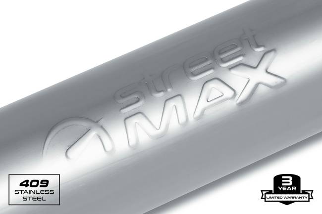 Street Max - Street Max - SM10419 4" Round Body Muffler  - 3" Center In  / 3" Center Out - Image 2