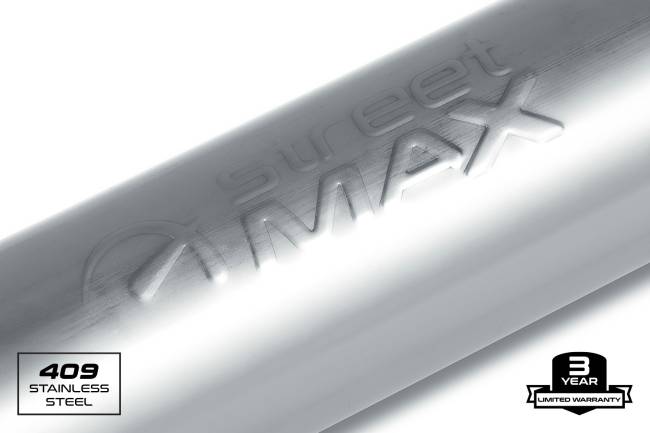 Street Max - Street Max - SM10424 4" Round Body Muffler  - 2" Center In  / 2" Center Out - Image 2