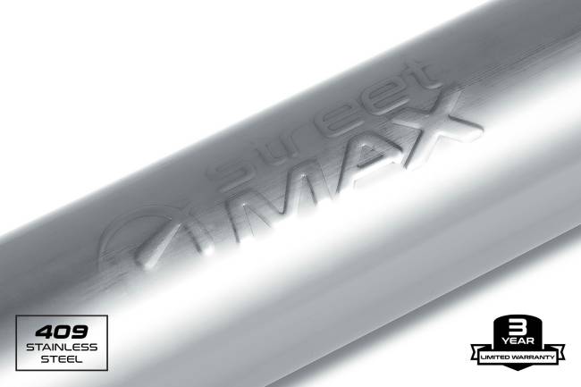 Street Max - Street Max - SM10425 4" Round Body Muffler  - 2.25" Center In  / 2.25" Center Out - Image 2