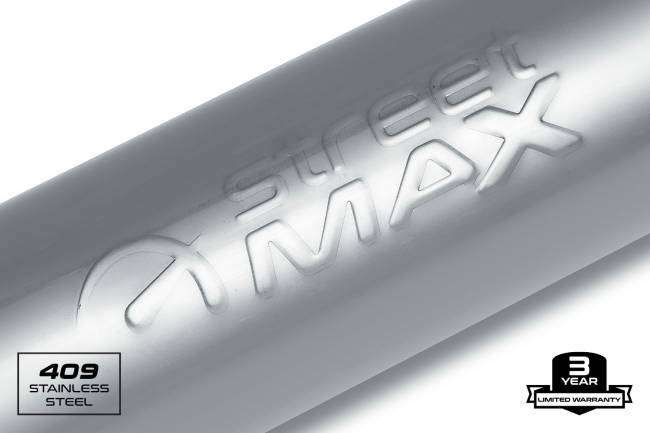 Street Max - Street Max - SM10434 4" Round Body Muffler  - 2" Center In  / 2" Center Out - Image 2