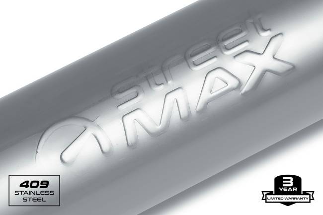 Street Max - Street Max - SM10435 4" Round Body Muffler  - 2.25" Center In  / 2.25" Center Out - Image 2