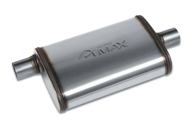 Street Max - Street Max - SM11224 4"x9" Oval Body Muffler  - 2" Offset In  / 2" Center Out - Image 1