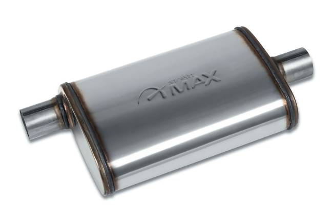 Street Max - Street Max - SM11225 4"x9" Oval Body Muffler  - 2.25" Offset In  / 2.25" Center Out - Image 1
