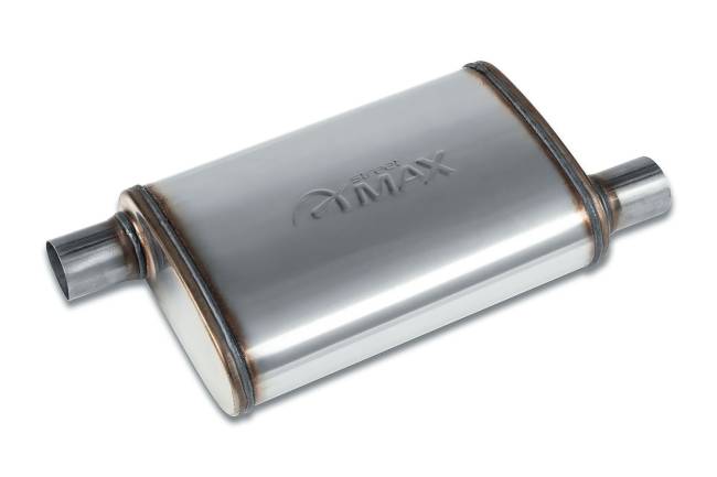 Street Max - Street Max - SM11234 4"x9" Oval Body Muffler  - 2" Offset In  / 2" Offset Out - Image 1