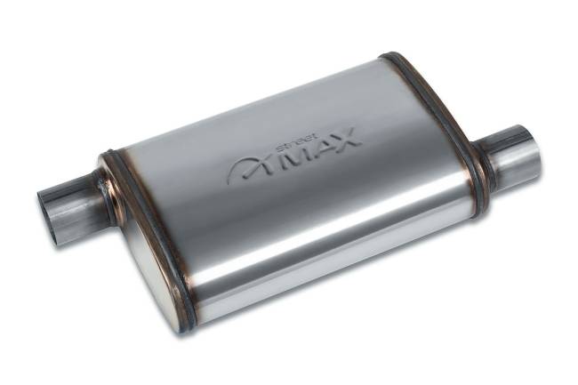 Street Max - Street Max - SM11235 4"x9" Oval Body Muffler  - 2.25" Offset In  / 2.25" Offset Out - Image 1