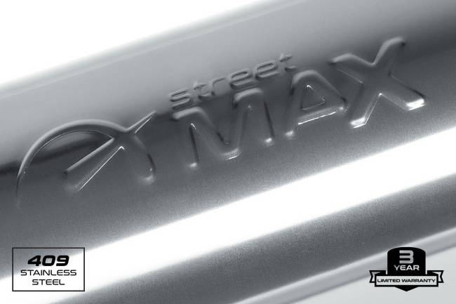 Street Max - Street Max - SM12616 6" Round Body Muffler  - 2.5" Center In  / 2.5" Center Out - Image 2