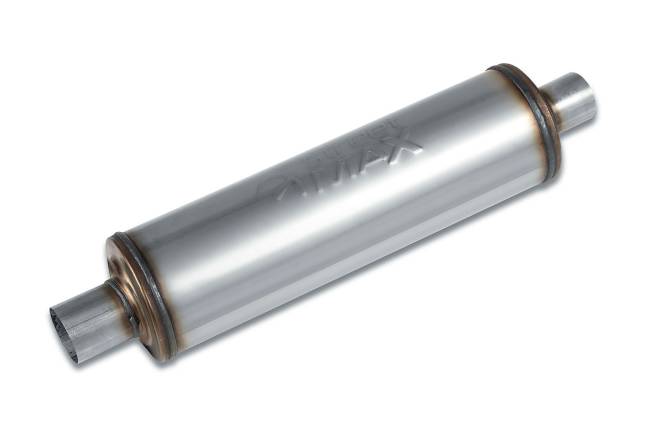 Street Max - Street Max - SM12644 6" Round Body Muffler  - 2" Center In  / 2" Center Out - Image 1