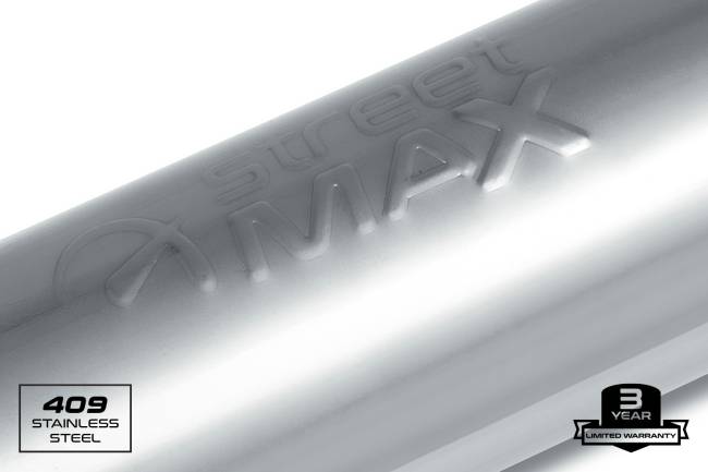 Street Max - Street Max - SM12646 6" Round Body Muffler  - 2.5" Center In  / 2.5" Center Out - Image 2