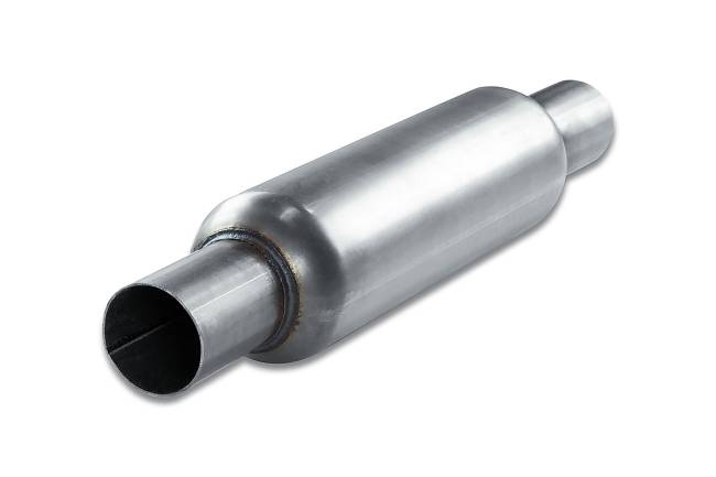Street Pack - Street Pack - SP3512ST 3.5" Straight Round Body Muffler - 2" Center In / 2" Center Out - Image 1