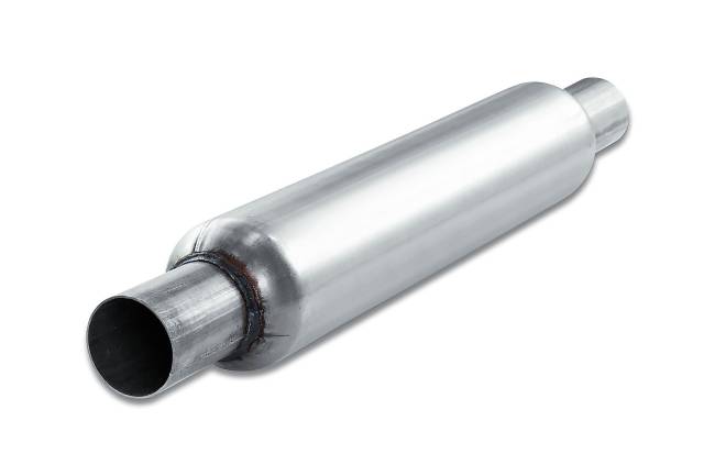 Street Pack - Street Pack - SP3518ST 3.5" Straight Round Body Muffler - 2" Center In / 2" Center Out - Image 1