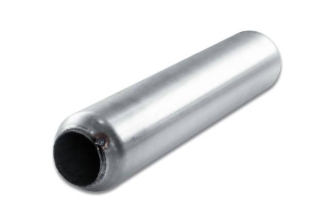 Street Pack - Street Pack - SP4018B 3.5" Blank Round Body Muffler - 2.25" Center In / 2.25" Center Out - Image 1