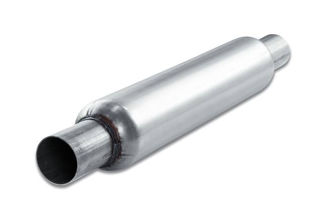 Street Pack - Street Pack - SP4018ST 3.5" Straight Round Body Muffler - 2.25" Center In / 2.25" Center Out - Image 1
