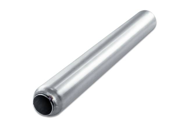 Street Pack - Street Pack - SP4030B 3.5" Blank Round Body Muffler - 2.25" Center In / 2.25" Center Out - Image 1