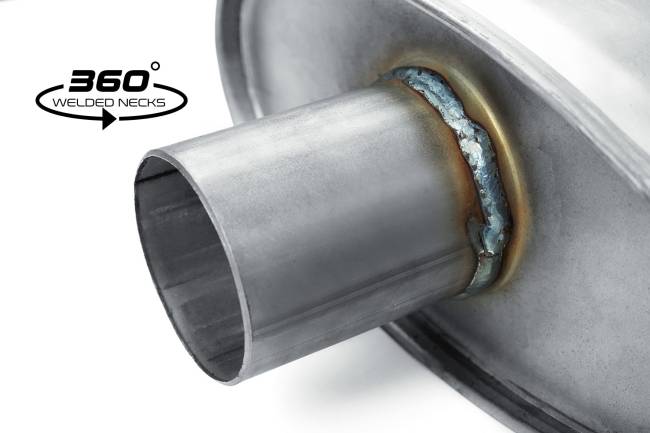 Eco Plus - Eco Plus - EP1733 7" x 9" Oval Body Muffler - 3" Offset In / 3" Offset Out - Image 3