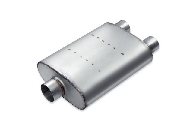 Premium Duty - Premium Duty - PD201 4.75" x 10.75" Oval Body Muffler - 2.5" Center  In 2.5" Dual Out - Image 1