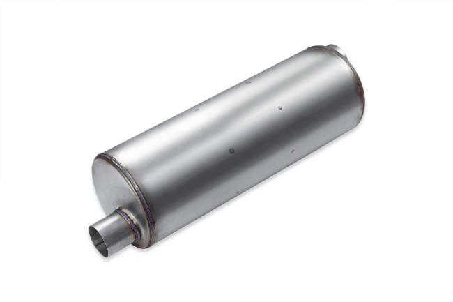 Premium Duty - Premium Duty - PD700 7" Round Body Muffler - 2.25" Offset In 2.25" Offset Out - Image 1