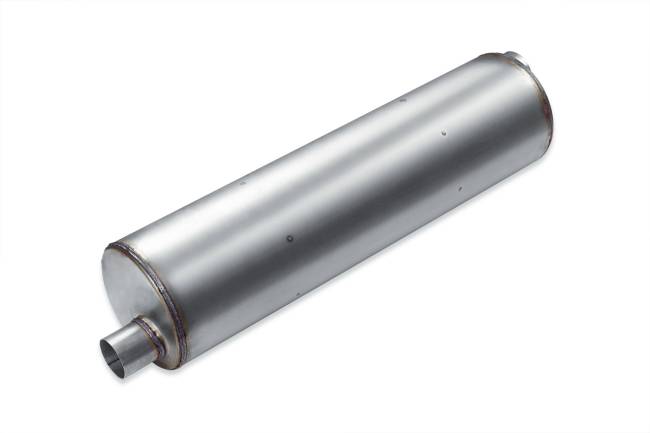 Premium Duty - Premium Duty - PD706 7" Round Body Muffler - 2.25" Offset In 2.25" Offset Out - Image 1