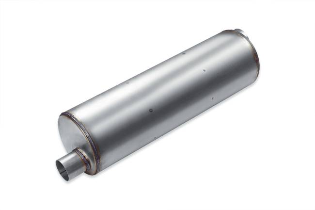 Premium Duty - Premium Duty - PD701 7" Round Body Muffler - 2.75" Offset In 2.75" Offset Out - Image 1