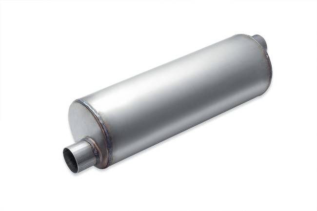 Premium Duty - Premium Duty - PD601 6" Round Body Muffler - 2" Offset  In 2" Offset Out - Image 1
