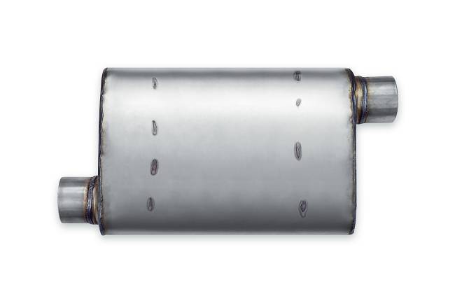 Premium Duty - Premium Duty - PD103 4.25" x 9.75" Oval Body Muffler - 2.5" Offset In 2.5" Offset Out - Image 2