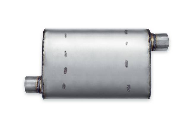 Premium Duty - Premium Duty - PD106 4.25" x 9.75" Oval Body Muffler - 2.25" Offset In 2.25" Offset Out - Image 2