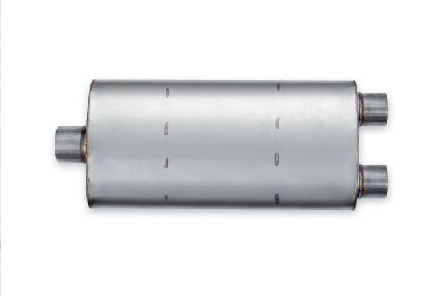 Premium Duty - Premium Duty - PD204 4.75" x 10.75" Oval Body Muffler - 3" Center  In 2.5" Dual Out - Image 2