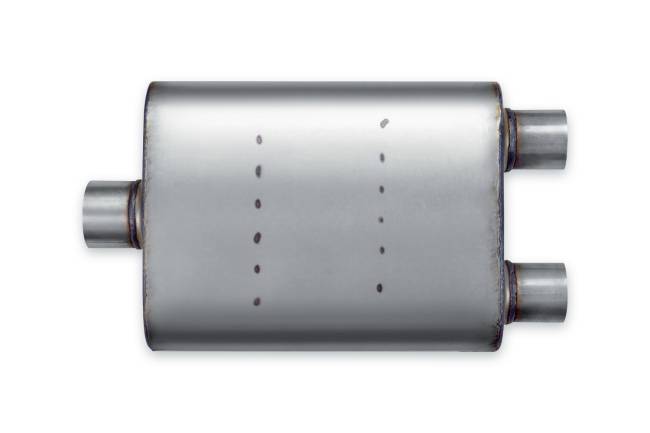 Premium Duty - Premium Duty - PD209 4.75" x 10.75" Oval Body Muffler - 2.5" Center  In 2.25" Dual Out - Image 2