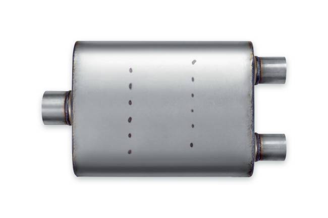Premium Duty - Premium Duty - PD210 4.75" x 10.75" Oval Body Muffler - 2.5" Center  In 2" Dual Out - Image 2