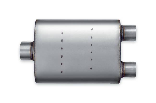 Premium Duty - Premium Duty - PD211 4.75" x 10.75" Oval Body Muffler - 3" Center  In 2.5" Dual Out - Image 2