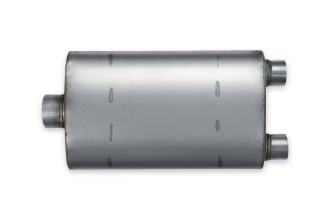 Premium Duty - Premium Duty - PD213 4.75" x 10.75" Oval Body Muffler - 3" Center  In 2.25" Dual Out - Image 2