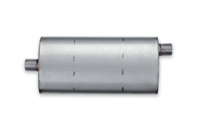Premium Duty - Premium Duty - PD221 4.75" x 10.75" Oval Body Muffler - 2.25" Offset In 2.25" Center Out - Image 2