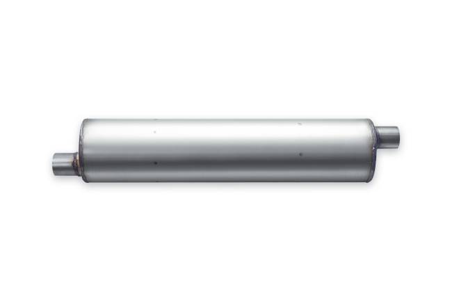 Premium Duty - Premium Duty - PD602 6" Round Body Muffler - 2" Offset  In 2" Offset Out - Image 2