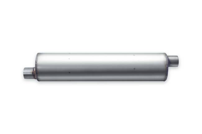 Premium Duty - Premium Duty - PD603 6" Round Body Muffler - 2.25" Offset  In 2.25" Offset Out - Image 2