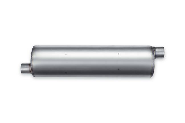 Premium Duty - Premium Duty - PD704 7" Round Body Muffler - 2.5" Offset In 2.25" Offset Out - Image 2