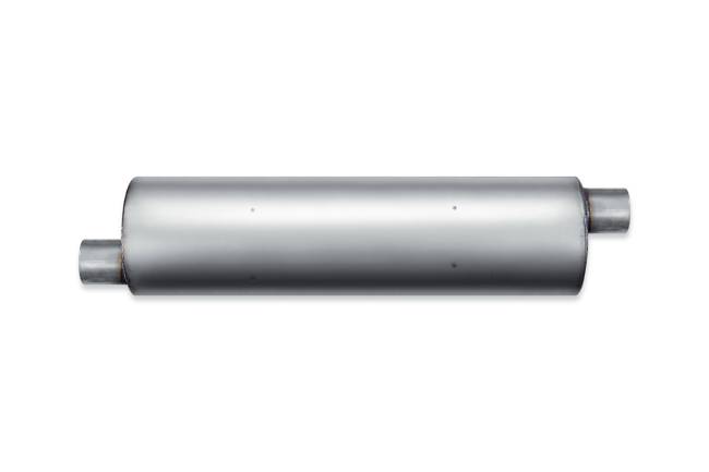 Premium Duty - Premium Duty - PD705 7" Round Body Muffler - 2.5" Offset In 2.5" Offset Out - Image 2