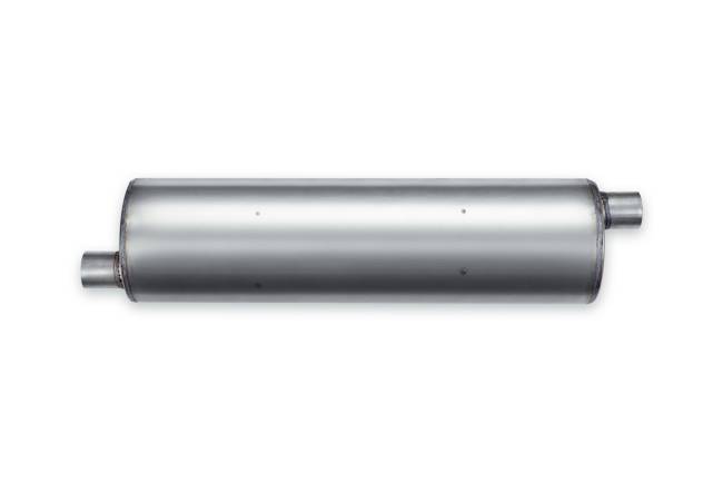Premium Duty - Premium Duty - PD706 7" Round Body Muffler - 2.25" Offset In 2.25" Offset Out - Image 2