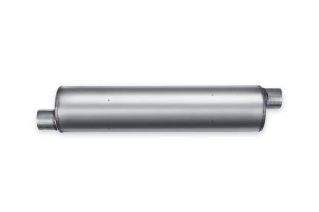 Premium Duty - Premium Duty - PD712 7" Round Body Muffler - 3" Offset In 3" Offset Out - Image 2