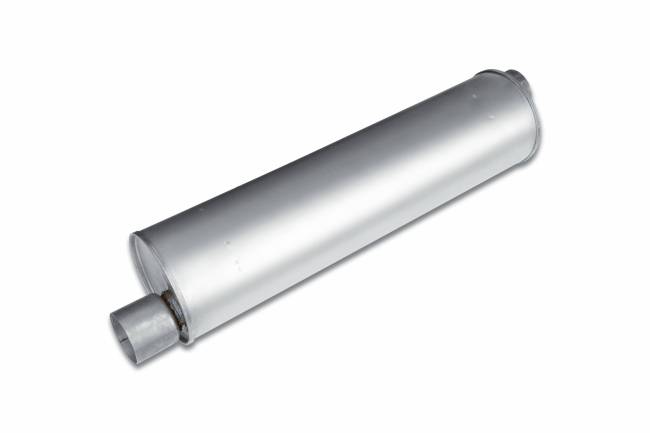 Eco Plus - Eco Plus - EP7005 7" Round Body Muffler - 3" Offset  In / 3" Offset  Out - Image 1