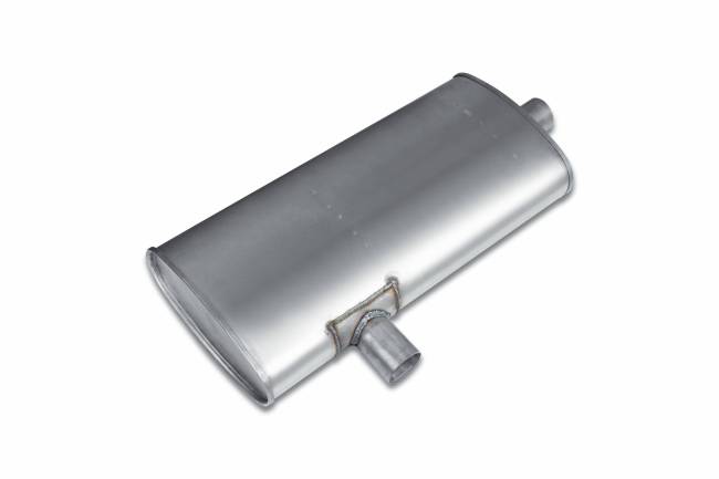 Eco Plus - Eco Plus - EP3094 5" x 11" Oval Body T-Style Muffler - 2.25" Side Body Inlet  In / 2.25" Center Out - Image 1