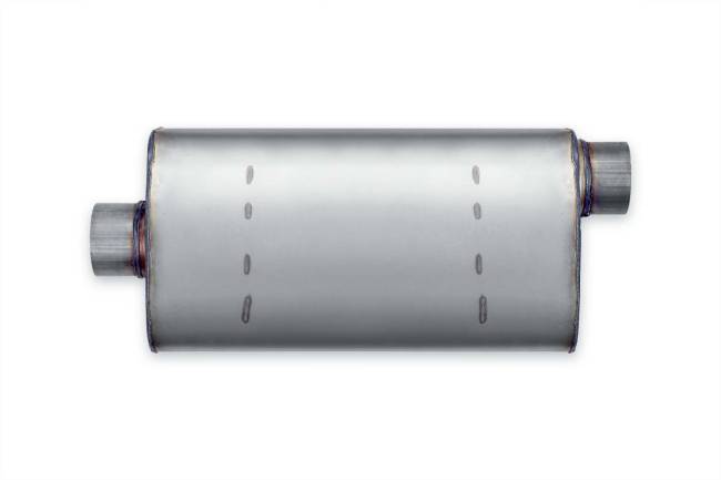 Premium Duty - Premium Duty - PD222 4.25" x 9.75" Oval Body Muffler - 3" Offset In 3" Center Out - Image 2