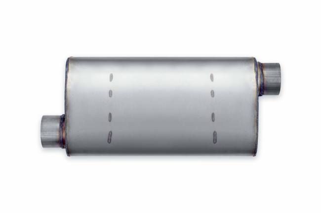 Premium Duty - Premium Duty - PD223 4.25" x 9.75" Oval Body Muffler - 3" Offset In 3" Offset Out - Image 2