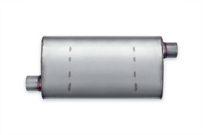 Premium Duty - Premium Duty - PD230 4.25" x 9.75" Oval Body Muffler - 2.25" Offset In 2.25" Offset Out - Image 2