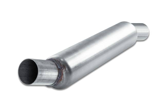 Street Pack - Street Pack - SP4018SO 3.5" Offset Round Body Muffler - 2.25" Offset In / 2.25" Offset Out - Image 1